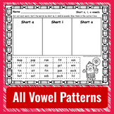Vowel Sorts - short and long vowel sounds