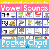 Long Vowel Sounds Pocket Chart - includes Vowel Diphthongs