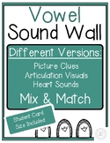 Vowel Sound Wall Cards - SOR- Phonics-Heart Sounds