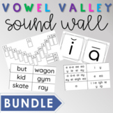 Vowel Valley Sound Wall Printable & Digital BUNDLE