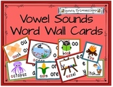 Vowel Sounds Word Wall Cards