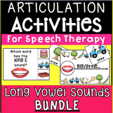 Vowel Sounds for Speech - Articulation Activities for Long