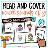 Vowel Sounds of Y Read and Cover Activity | Vowel Y Pictur