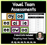 Vowel Team Assessment Pack - FREEBIE