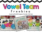 Vowel Team FREEBIES