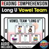 Vowel Team Long U Phonics Reading Comprehension Boom Cards