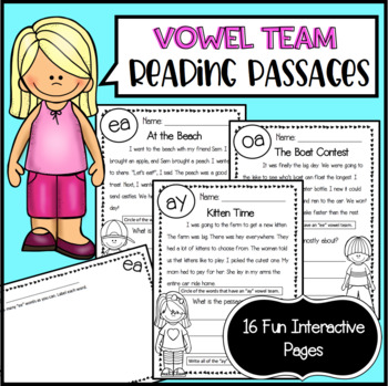 Preview of Vowel Team Passages