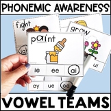 Vowel Team Phonemic Awareness Task Cards, Long Vowel Phone