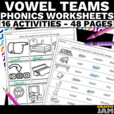 Decodable Phonics Worksheets Vowel Teams Phonics Practice 