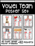 Vowel Team Posters: aw, ow, ou, ew, oy, oi, ee, ea, oo, ai