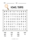 Vowel Team Word Search