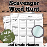 Vowel Team and Suffixes/ Prefixes Scavenger Word Hunt | Re