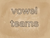 Vowel Teams 2.0 - neutral pastels