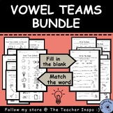 Vowel Teams Bundle | Phonics | Vowel Team Practice Worksheets