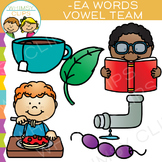 Vowel Teams Clip Art - EA Words