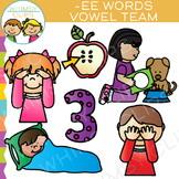 Vowel Teams Clip Art - EE Words