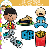 Vowel Teams Clip Art - IE Words
