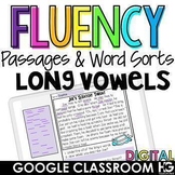 Vowel Teams Digital Fluency Passages for Google Classroom 