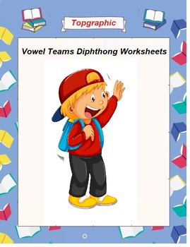 Preview of Vowel Teams Diphthong Worksheets