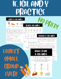 Vowel Teams IE, IGH, & Y Long I Practice Easy Small Group 