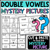Vowel Teams Mystery Pictures: Fun Cut and Paste Worksheets