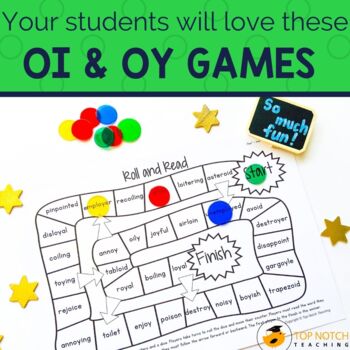 Preview of Vowel Teams OI and OY | Vowel Combination Activities for the /oy/ Sound