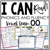 Vowel Teams OO  Decodable Reader, Decoding Drills, Fluency