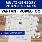 Vowel Teams OO Worksheets and Activities for Orton-Gilling