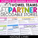 Vowel Teams Partner Decodable Readers Science of Reading S