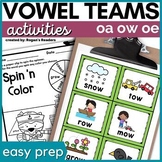 Long o Vowel Teams Worksheets and Differentiated Activitie