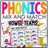 Vowel Teams Phonics Centers and Reading Fluency Phonics Games