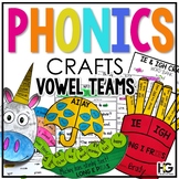 Vowel Teams Phonics Crafts and Reading Activities | Phonic