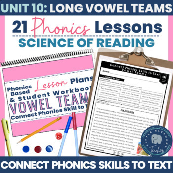 Preview of Vowel Teams - Phonics Lessons Plans and Intervention for Older Students - SOR