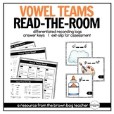 Vowel Teams Phonics Word Work: A Differentiated Read-the-Room