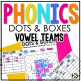 Vowel Teams Phonics and Fluency Games | Dots and Boxes | P