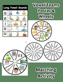 Vowel Teams Poster and Matching Wheels Bundle