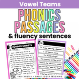 Vowel Teams Reading Passages & Fluency Sentences + Digital