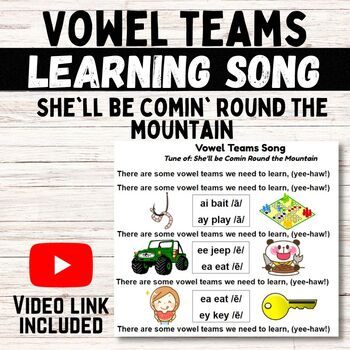 Preview of Vowel Teams Song