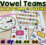 Vowel Teams Vowel Digraphs ai ay ea ee oa Game Puzzles