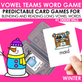 Winter Vowel Team Word Game: Blending and Reading Long Vow