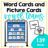 Vowel Teams Decodable Word Cards and Picture Cards Pocket 