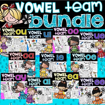 Preview of Vowel Teams Worksheets Long Vowels