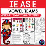 Vowel Teams Worksheets (Long E Worksheets) - IE AS E Activities