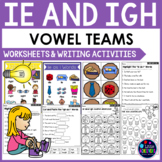 Vowel Teams Worksheets: Long I (igh, ie Word Activities)