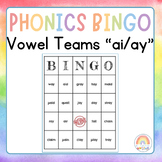 Phonics Vowel Teams "ai/ay" Bingo