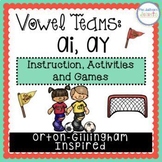 Vowel Teams ai, ay - OG Inspired - Includes Google Slides 