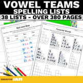 Vowel Teams and Diphthongs Spelling Homework Activities Ph