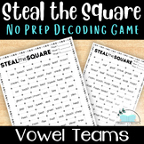 Vowel Teams long vowel Decoding Practice Game -NO PREP -St