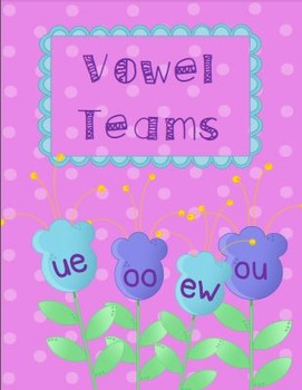 Preview of Vowel Teams: oo, ou, ew, ue