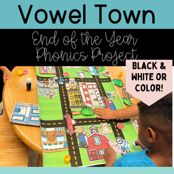 Preview of Vowel Town - Phonics Project